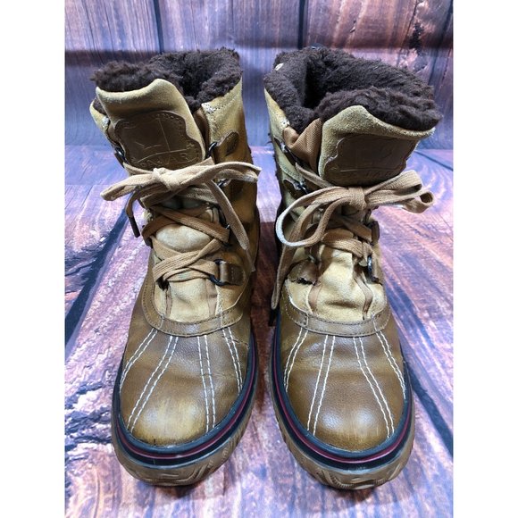 Pajar Canada Brown Lined Winter Snow Boots Womens 39 / 8-8.5 (v7k) - Picture 2 of 12